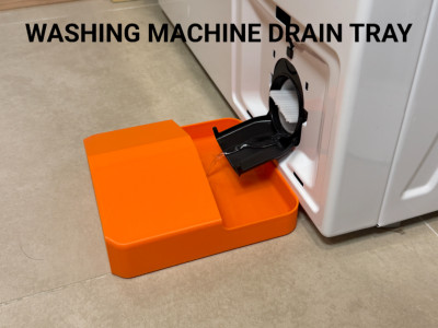 Washing Machine Drain Tray 3D model