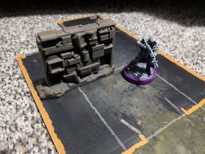 Cluttered Shelf Terrain 3D model