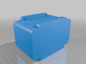 5x3 18650 battery case 3D model