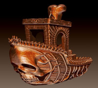 Ghostship Benchy 3D model