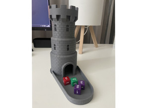 Collapsible Dice-Tower (Large) 3D model