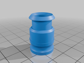 Tube plug cap insert 3D model