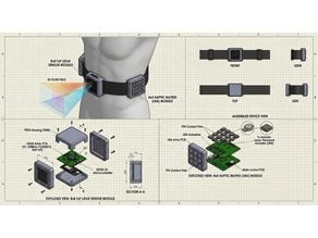 Spatial Haptic Depth Belt project 3D model