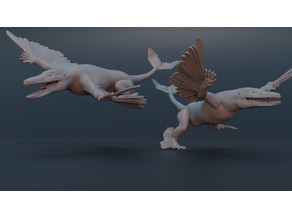 Sky Ambulocetus 3D model