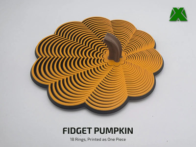Fidget Pumpkin 3D model