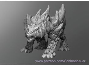 Large Earth Elemental 3D model