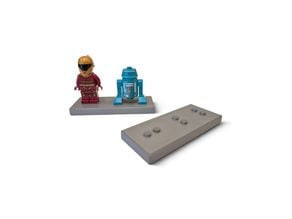 Minifigure and droid stand 3D model