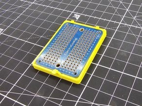 Qtr Breadboard PCB Mount 3D model