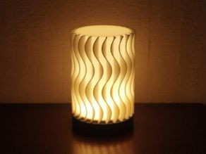 Mini Two Wave Lamp 3D model