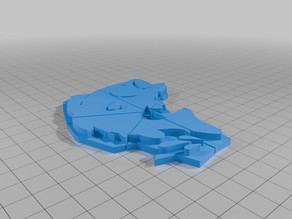 jumping fish puzzel 3D model
