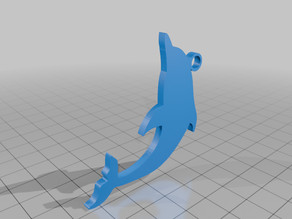 dolphin keychain 3D model