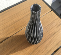 Spiral Vase - Wave decor 3D model