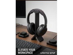 Headphone Stand 3D model
