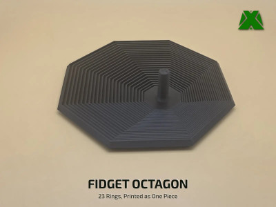 Fidget Octagon 3D model