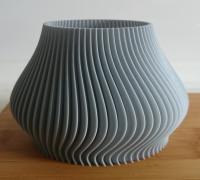 Ribbed Vase 3D model