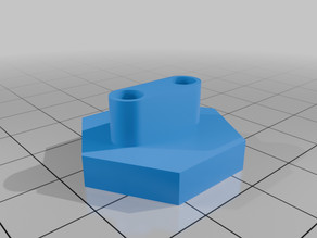 Toy Train Track Support Risers Pier Base 3D model