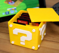 Question Block Switch Cartridge Case 3D model
