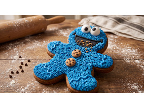 Cookie Monster Cookie 3D model