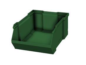 Stackable Box Remix V7 - Thicker, rounded base 3D model