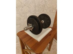 weights floor holder 3D model