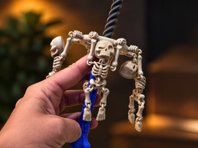 Spinning Magic Skeleton Wand 3D model