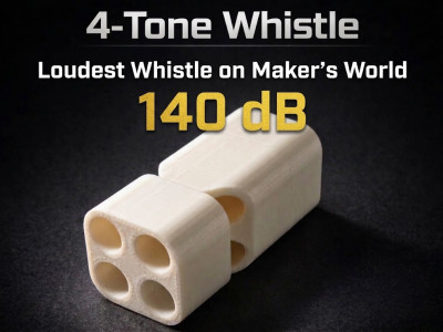 Loudest Whistle On Makerworld 3D model
