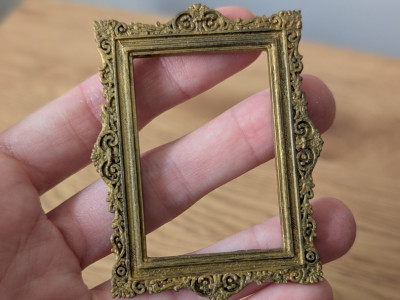Miniature Baroque Frame 3D model