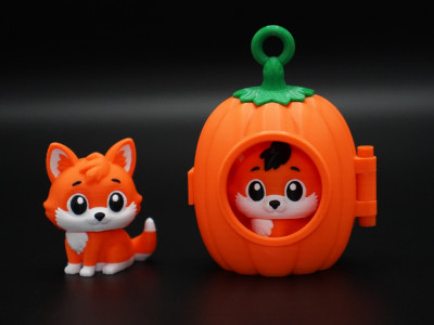 Fox And magical pumpkin 3D model