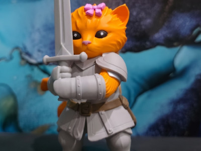 kitten knight 3D model