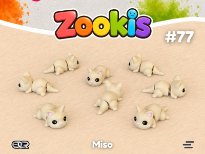Zookis - Miso (cat) #77 3D model