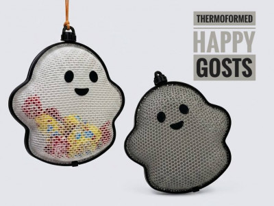 Thermoformed happy ghosts 3D model