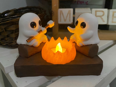 Ghost Campfire Light 3D model