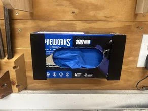 Disposable glove box holder 3D model