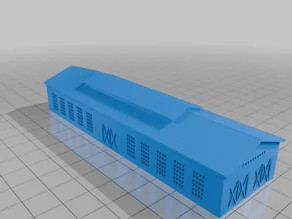 Harbour Warehouse (Type 4) 3D model
