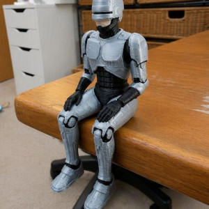 Robocop Inspired Shelf/Monitor Sitter 3D model