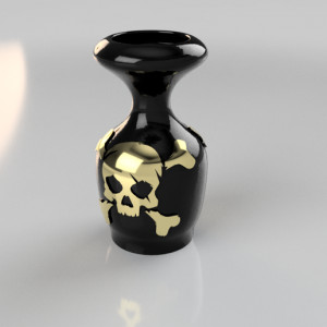 vase pirate 3D model