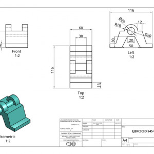 EJERCICIO 545 ONSHAPE 3D model