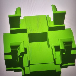 Уголок 90°×90° для профеля Flexy Line 30 3D model