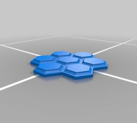 Open WarHex - Baseplates 3D model