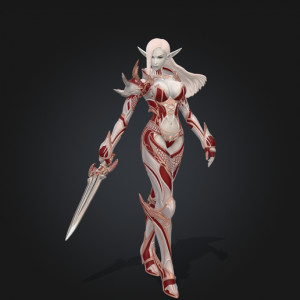 Dark Elf L2 3D model