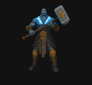 thunder god hammer 3D model