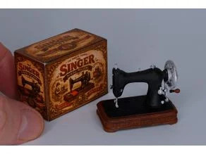 Vintage Singer Sewing Machine 3D model