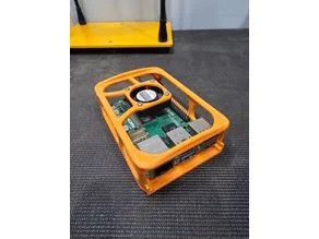 Ribcage: Minimal Raspberry Pi 5 Case 3D model
