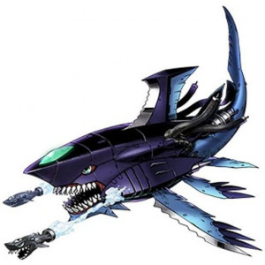 Sharkmon + Plutodumon - Digimon 3D model