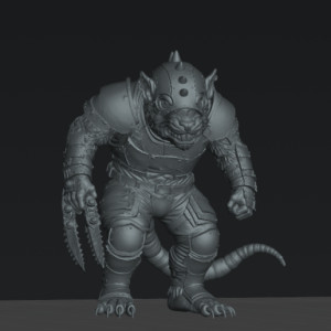 Fast and Strong Rat Player 3D model