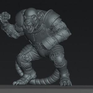 Big Rat Player 3D model
