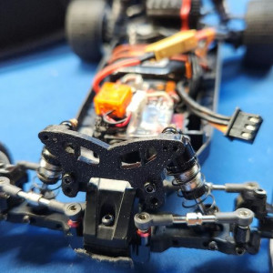 HobbyPlus Spoeck B Front Shock Tower for Injora micro B Shocks 3D model