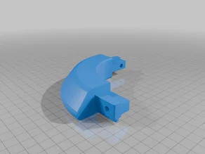 Tonneau Replacement Corner Cover 3D model