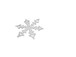 Xlights snow flake model 12mm pixels 3D model