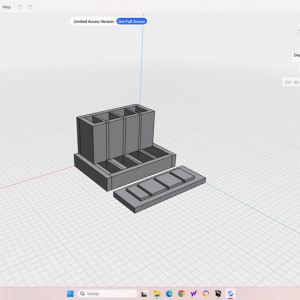 Dispencer for 4 tablets 3D model
